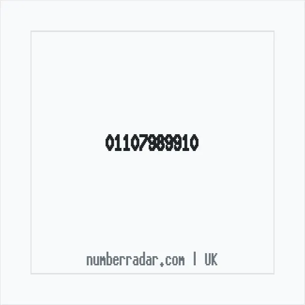 Reverse number check for +44 1107 989910 — who called me?