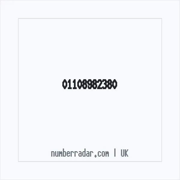 Reverse number check for +44 1108 982380 — who called me?