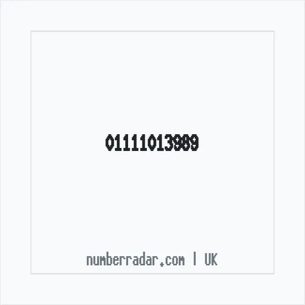 Reverse number check for +44 1111 013989 — who called me?