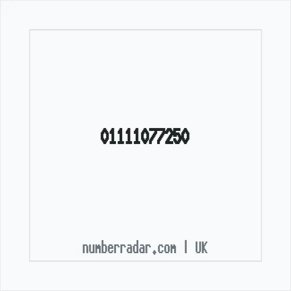 Reverse number check for +44 1111 077250 — who called me?