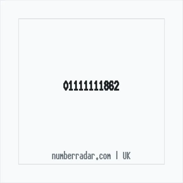 Reverse number check for +44 1111 111862 — who called me?