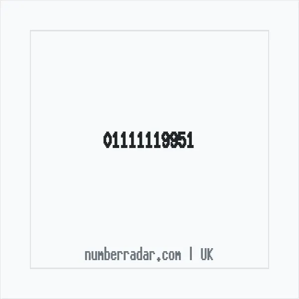 Reverse number check for +44 1111 119951 — who called me?