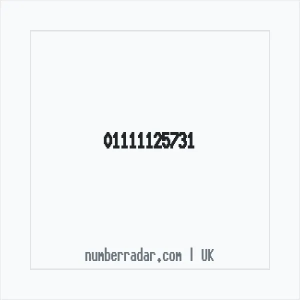 Reverse number check for +44 1111 125731 — who called me?