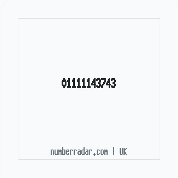 Reverse number check for +44 1111 143743 — who called me?