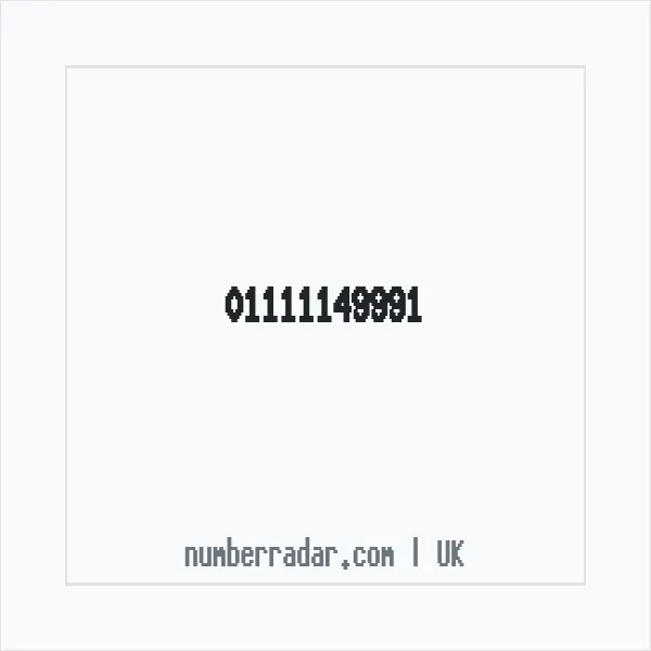 Reverse number check for +44 1111 149991 — who called me?