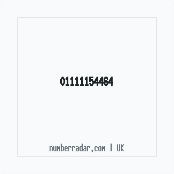 Reverse number check for +44 1111 154464 — who called me?