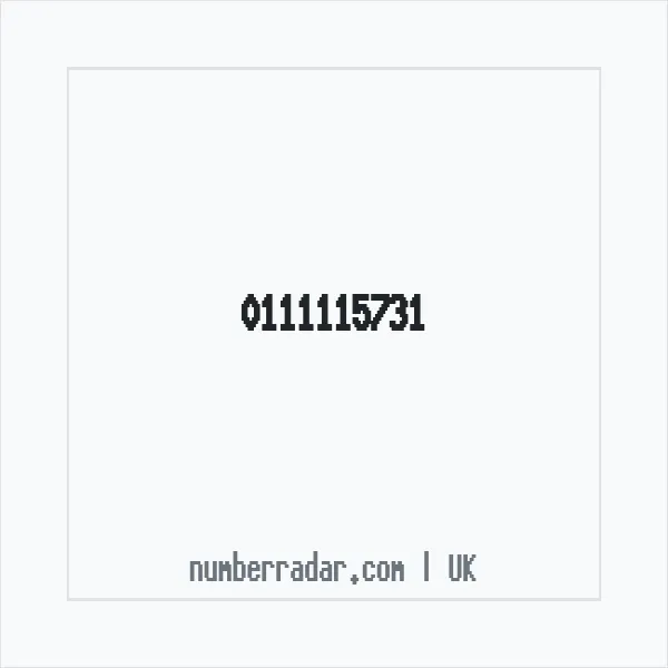 Reverse number check for +44 111115731 — who called me?