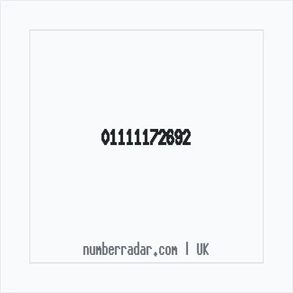 Reverse number check for +44 1111 172692 — who called me?