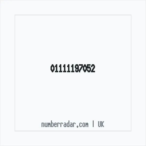 Reverse number check for +44 1111 197052 — who called me?