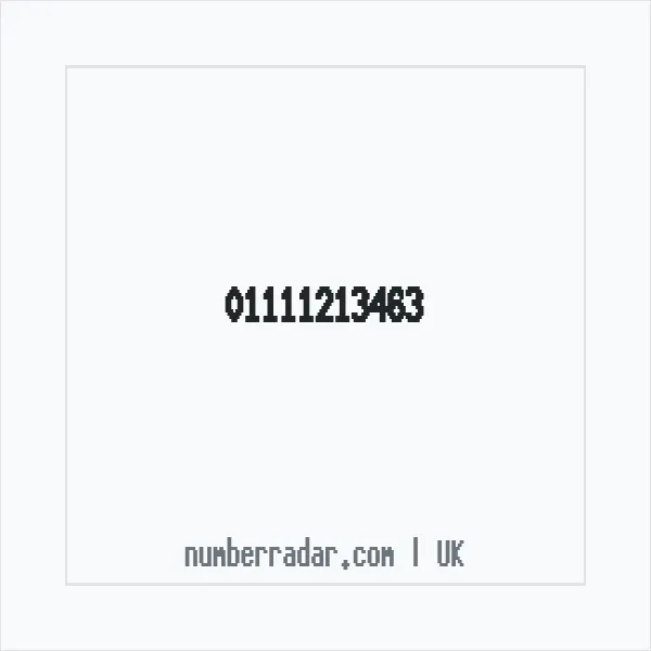 Reverse number check for +44 1111 213463 — who called me?
