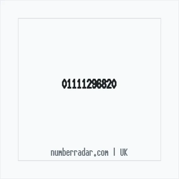 Reverse number check for +44 1111 296820 — who called me?