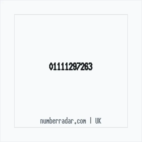 Reverse number check for +44 1111 297263 — who called me?