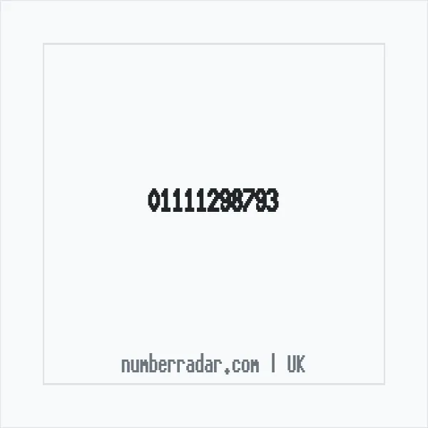 Reverse number check for +44 1111 298793 — who called me?