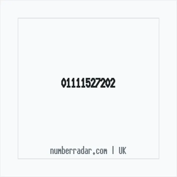 Reverse number check for +44 1111 527202 — who called me?