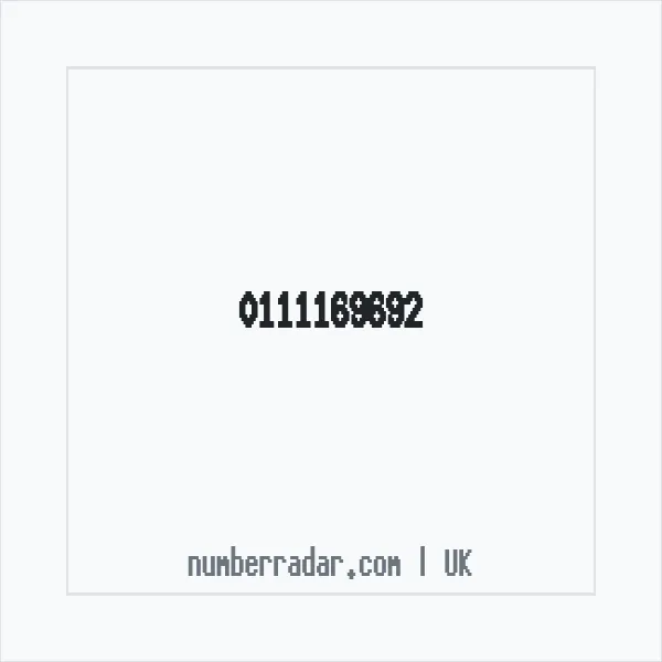 Reverse number check for +44 111169692 — who called me?