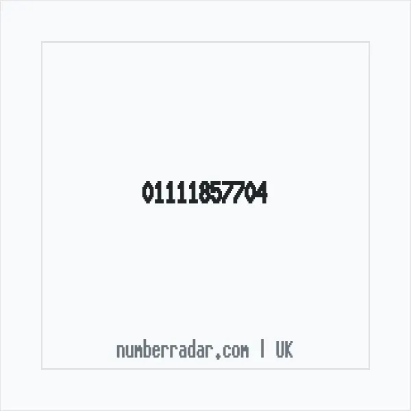 Reverse number check for +44 1111 857704 — who called me?