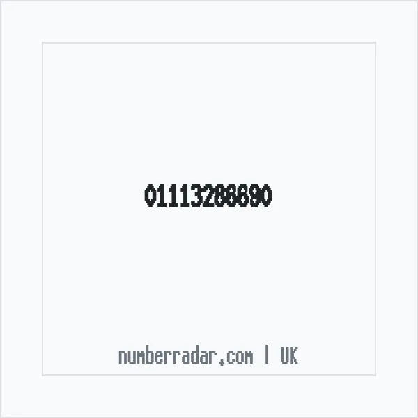 Reverse number check for +44 1113 286690 — who called me?