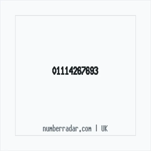 Reverse number check for +44 1114 267693 — who called me?