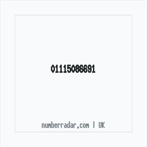 Reverse number check for +44 1115 086691 — who called me?