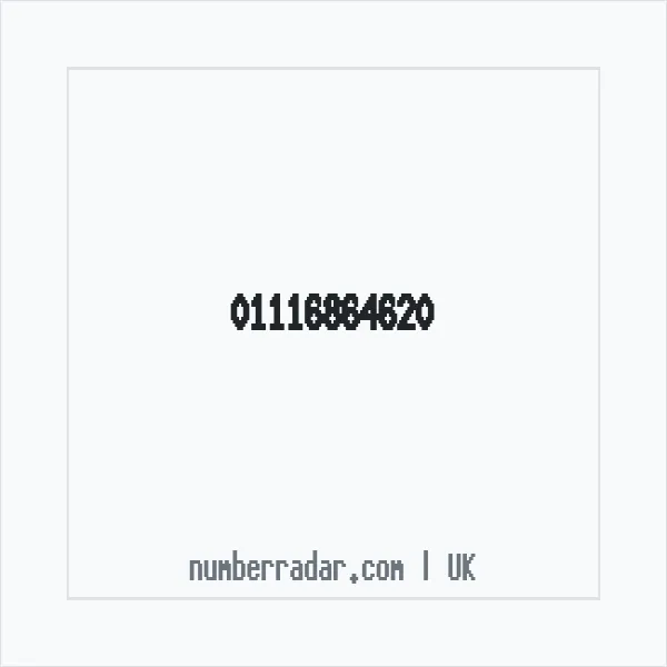 Reverse number check for +44 1116 864620 — who called me?