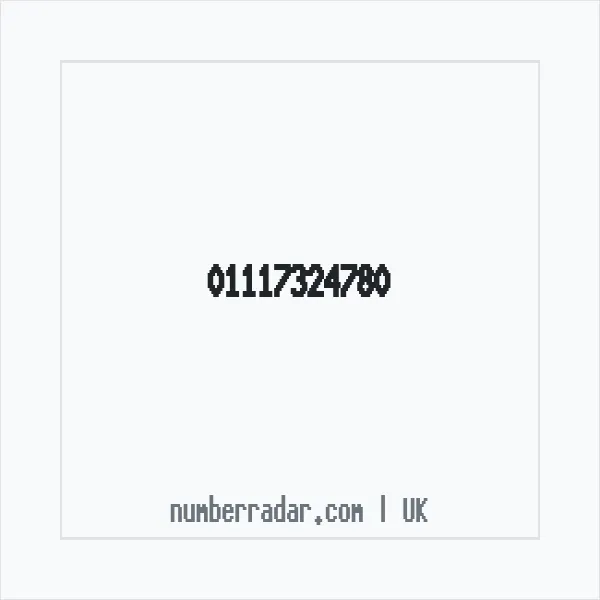 Reverse number check for +44 1117 324780 — who called me?