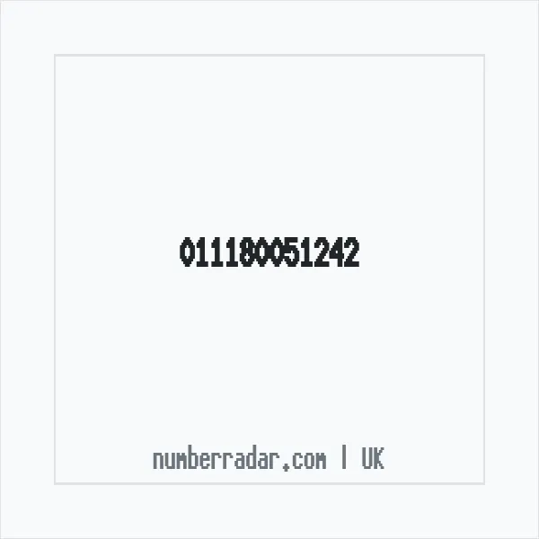 Reverse number check for +44 (1118) 005-124 — who called me?