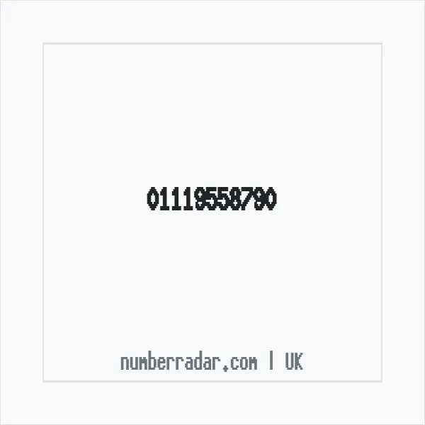 Reverse number check for +44 1119 558790 — who called me?