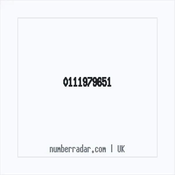 Reverse number check for +44 111979651 — who called me?