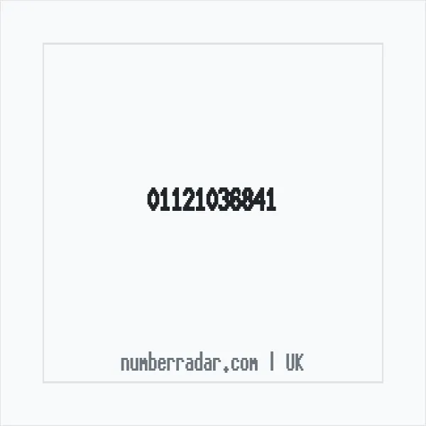 Reverse number check for +44 1121 036841 — who called me?