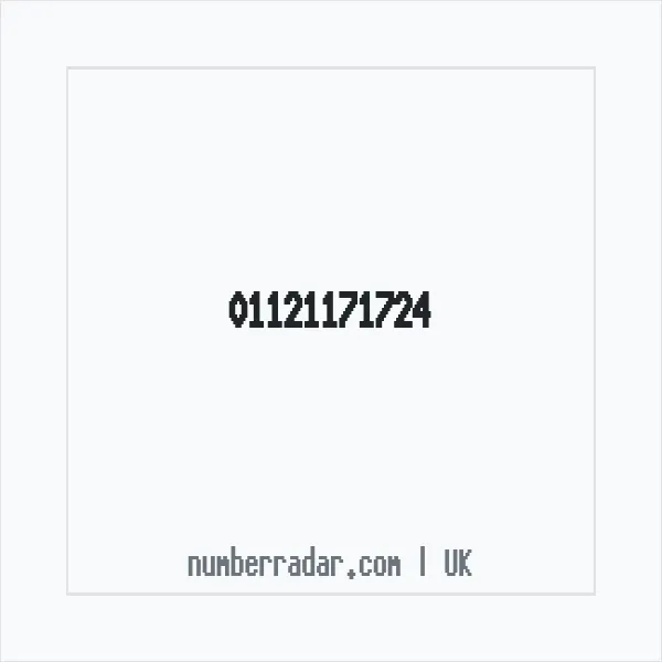 Reverse number check for +44 1121 171724 — who called me?