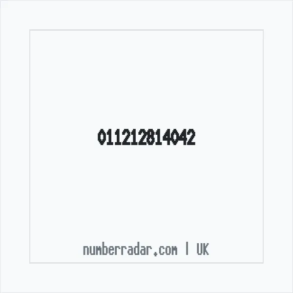 Reverse number check for +44 (1121) 281-404 — who called me?