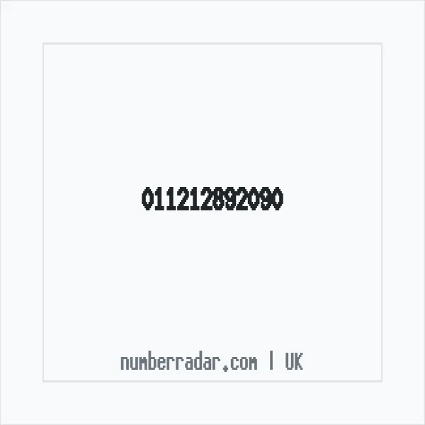 Reverse number check for +44 (1121) 289-209 — who called me?