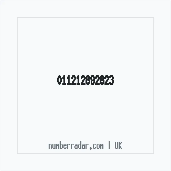 Reverse number check for +44 (1121) 289-282 — who called me?