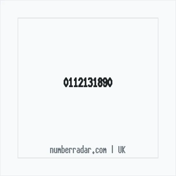 Reverse number check for +44 112131890 — who called me?