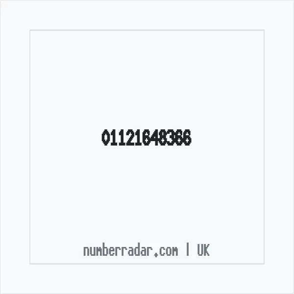 Reverse number check for +44 1121 648366 — who called me?