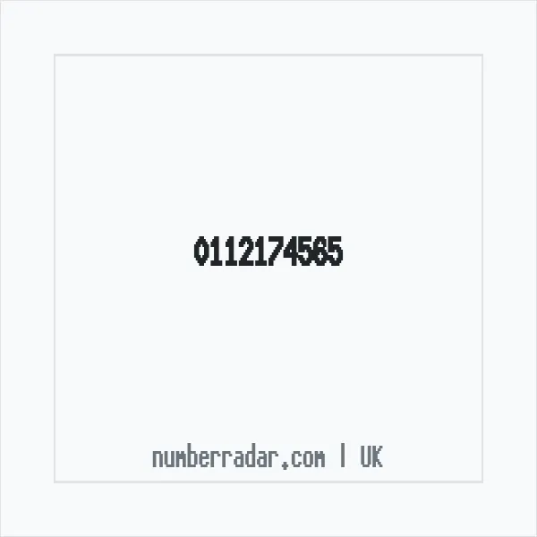 Reverse number check for +44 112174565 — who called me?