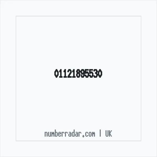 Reverse number check for +44 1121 895530 — who called me?