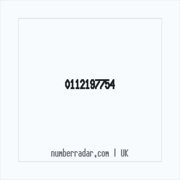Reverse number check for +44 112197754 — who called me?