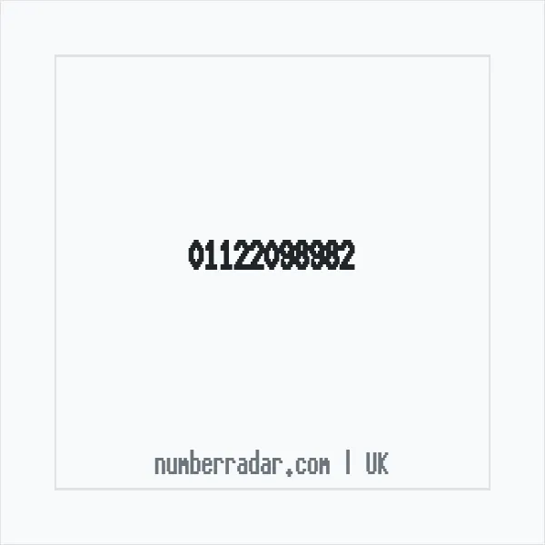 Reverse number check for +44 1122 098982 — who called me?