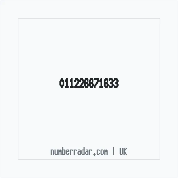 Reverse number check for +44 (1122) 667-163 — who called me?