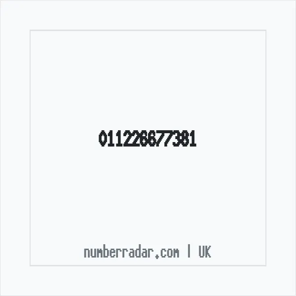 Reverse number check for +44 (1122) 667-738 — who called me?