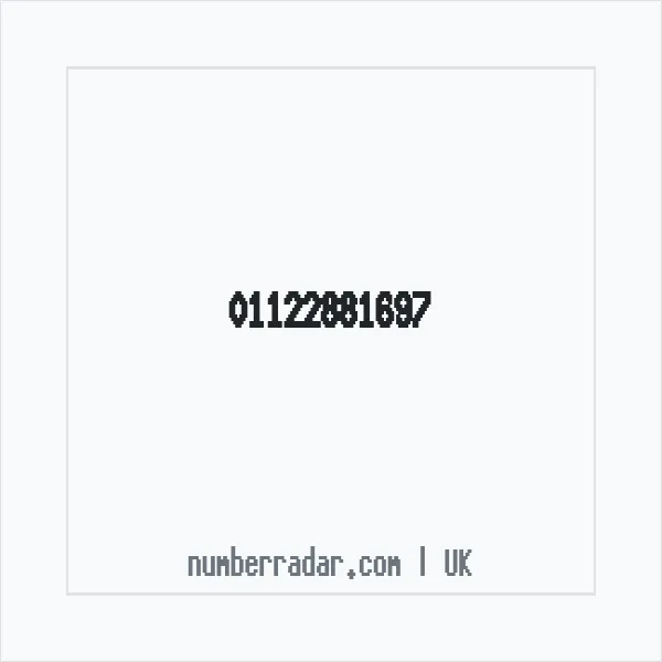 Reverse number check for +44 1122 881697 — who called me?