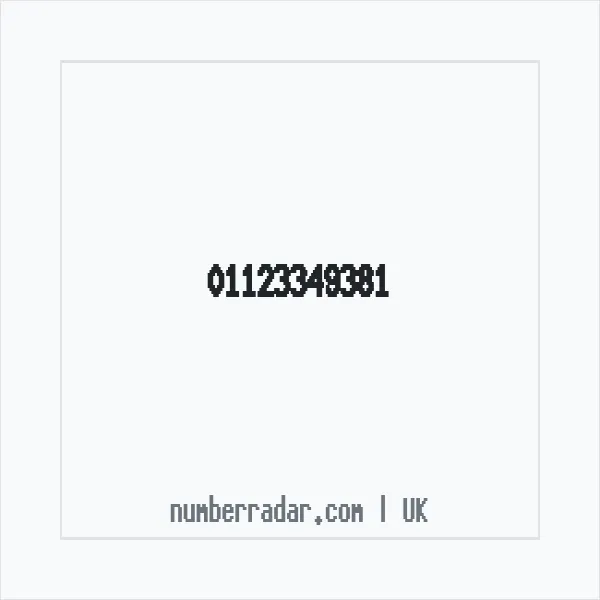 Reverse number check for +44 1123 349381 — who called me?