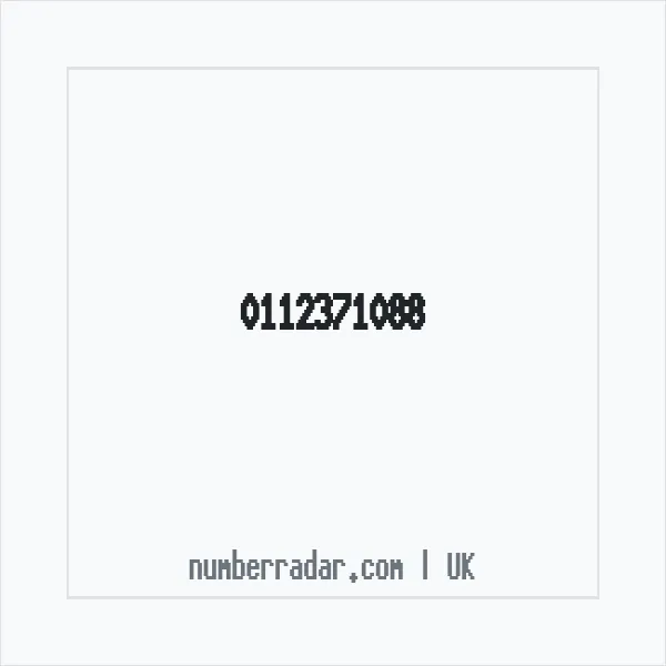Reverse number check for +44 112371088 — who called me?