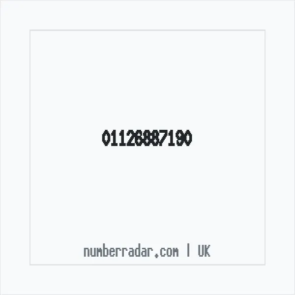 Reverse number check for +44 1126 887190 — who called me?