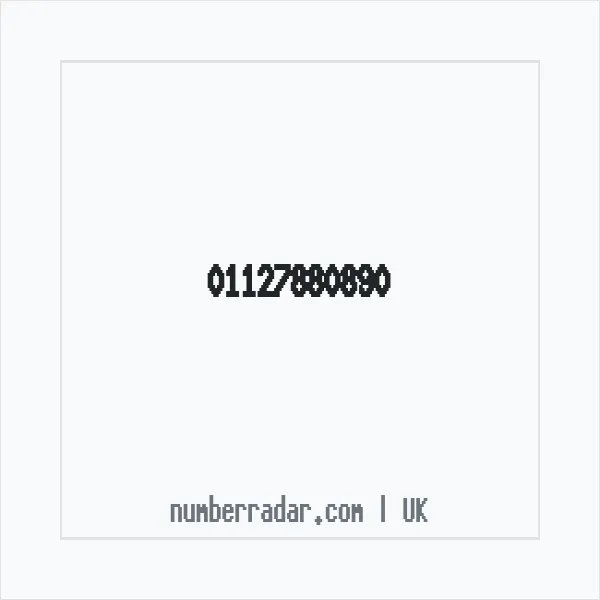 Reverse number check for +44 1127 880890 — who called me?