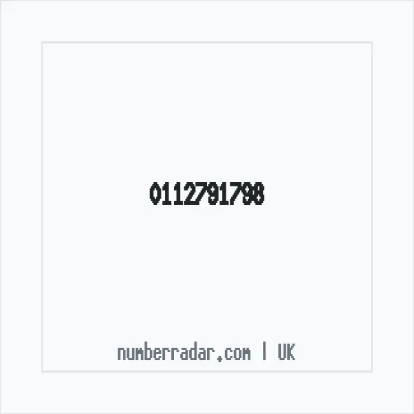 Reverse number check for +44 112791798 — who called me?