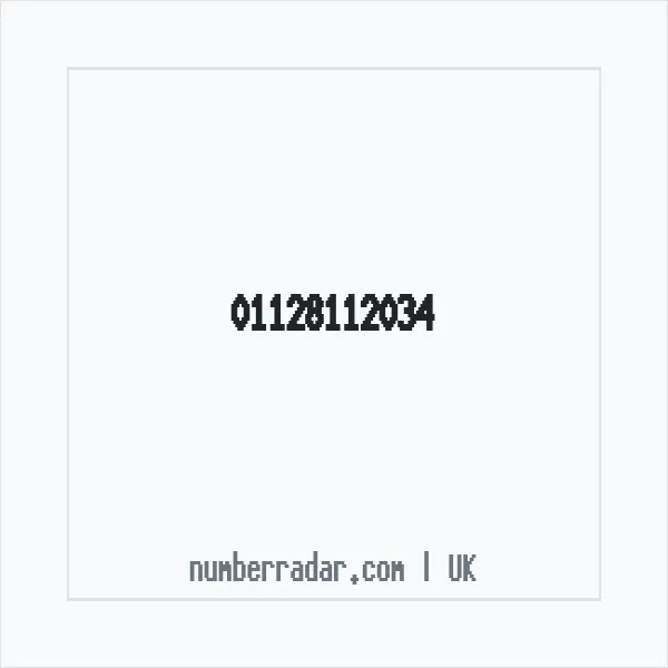 Reverse number check for +44 1128 112034 — who called me?