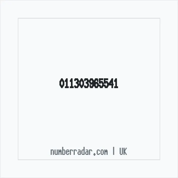 Reverse number check for +44 (1130) 396-554 — who called me?