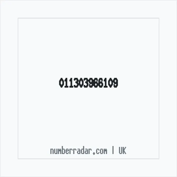 Reverse number check for +44 (1130) 396-610 — who called me?
